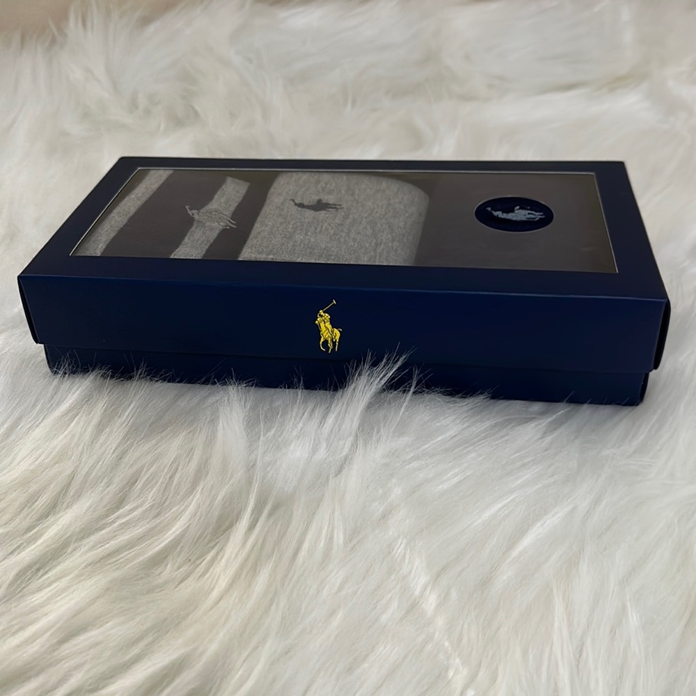 Men’s Ralph Lauren Polo 3pk Assorted Dress Socks Gift Box